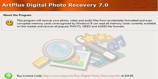 Artplus Digital Photo Recovery