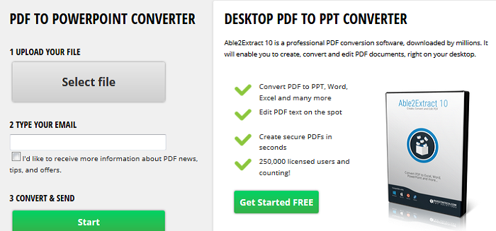 PDF to Powerpoint