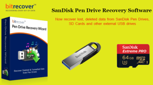 Data Recovery Tool for SanDisk Pen Drives and SD Cards